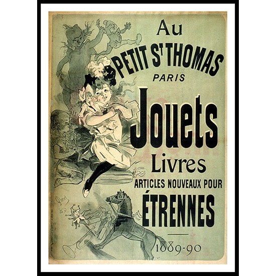 Jouets 1889, A New Print Of a Vintage French Ad