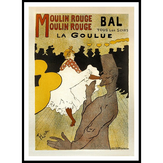 La Goulue, A New Print Of a Vintage French Ad