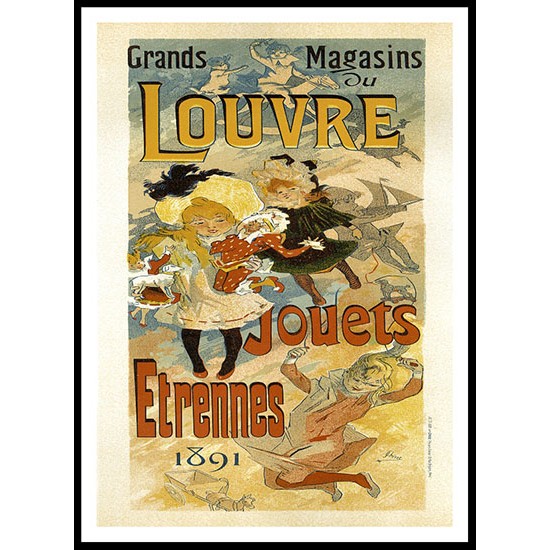 Louvre, A New Print Of a Vintage French Ad