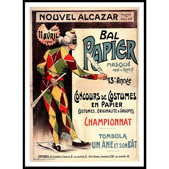 Nouvel Alcazar 1908, A New Print Of a Vintage French Ad