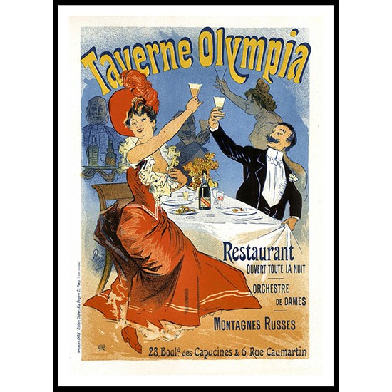 Olympia, A New Print Of a Vintage French Ad