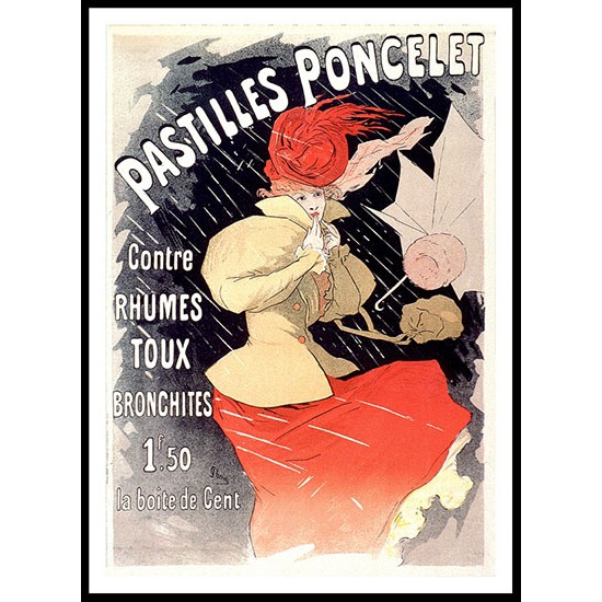 Pastilles 1895, A New Print Of a Vintage French Ad