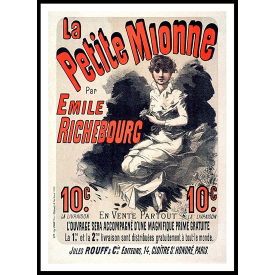 Petite Mionne 1884, A New Print Of a Vintage French Ad