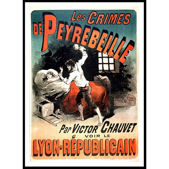 Peyrebeille 1885, A New Print Of a Vintage French Ad