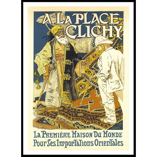 Place Clichy, A New Print Of a Vintage French Ad