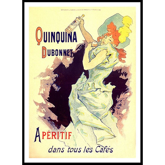 Quinquina 1896, A New Print Of a Vintage French Ad