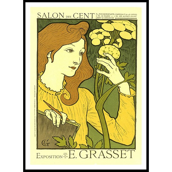 Salond Des Cent 2, A New Print Of a Vintage French Ad