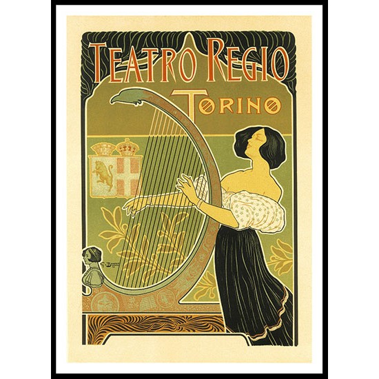 Teatro Regio, A New Print Of a Vintage French Ad