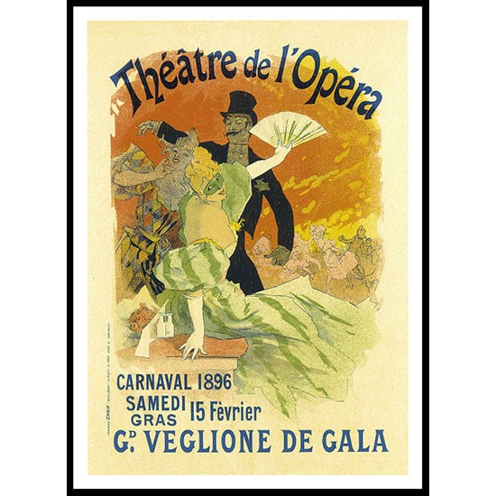 Theatre, A New Print Of a Vintage French Ad