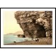 Achill Menawn Cliffs Co Mayo Ireland, A New Print Of a Vintage Irish Photochrom