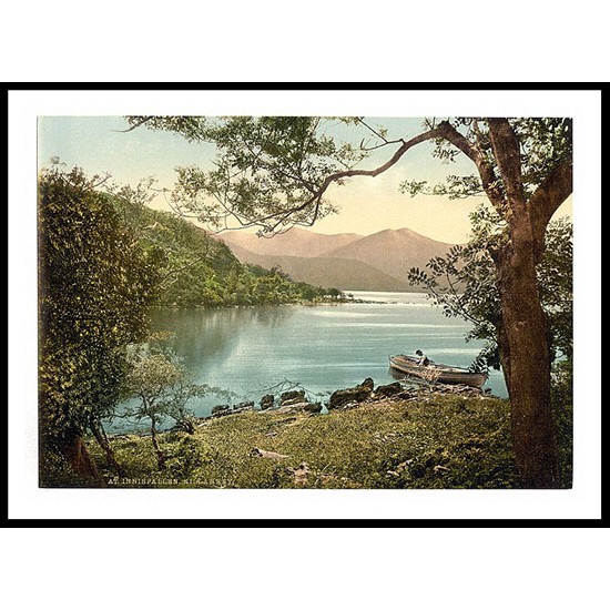 At Innisfallen Killarney Co Kerry, A New Print Of a Vintage Irish Photochrom