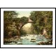 Dargle Bridge Co Wicklow Ireland, A New Print Of a Vintage Irish Photochrom