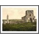 Devenish Island Ruins Lough Erne Co Fermanagh, A New Print Of a Vintage Irish Photochrom