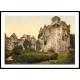 Donegal Castle Co Donegal, A New Print Of a Vintage Irish Photochrom