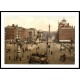 Dublin Sackville Streetand OConnell Bridge Co Dublin Ireland, A New Print Of a Vintage Irish Photochrom