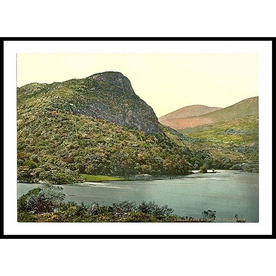 Eagles Nest Mountain Killarney Co Kerry, A New Print Of a Vintage Irish Photochrom