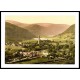 Glendalough Co Wicklow Ireland, A New Print Of a Vintage Irish Photochrom