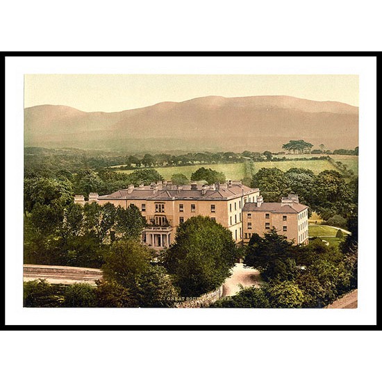 Great Southern Hotel Killarney Co Kerry, A New Print Of a Vintage Irish Photochrom