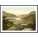 Killarney Lakesfrom Kenmare Road Co Kerry Ireland, A New Print Of a Vintage Irish Photochrom