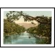 Killarney Meetingofthe Waters Co Kerry Ireland, A New Print Of a Vintage Irish Photochrom