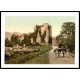 Killarney Ross Castle IICo Kerry Ireland, A New Print Of a Vintage Irish Photochrom