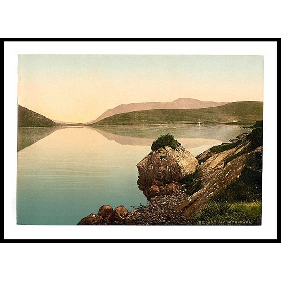 Killary Bay Connemara Co Galway, A New Print Of a Vintage Irish Photochrom