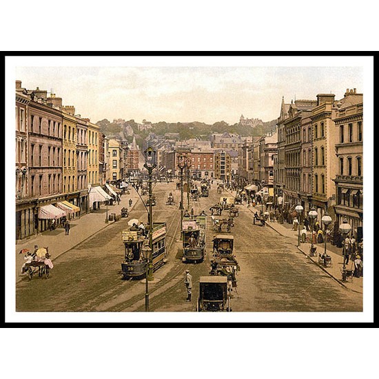 Patrick Street Cork, A New Print Of a Vintage Irish Photochrom Patrick Street Cork, A New Print Of a Vintage Irish Photochrom