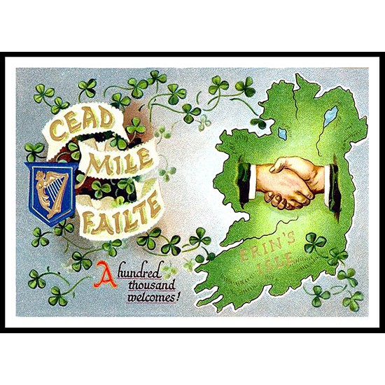 Vintage St Patrick - 19, A New Print Of a Vintage Irish Photochrom