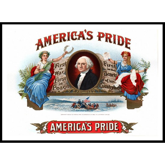 Americas Pride, A New Print Of a Vintage Label