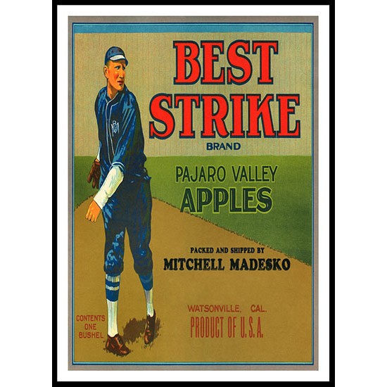 Best Strike, A New Print Of a Vintage Label