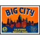 Big City, A New Print Of a Vintage Label