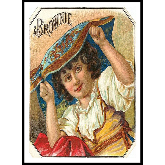 Brownie, A New Print Of a Vintage Label