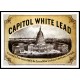 Capitol White Lead 1866, A New Print Of a Vintage Label