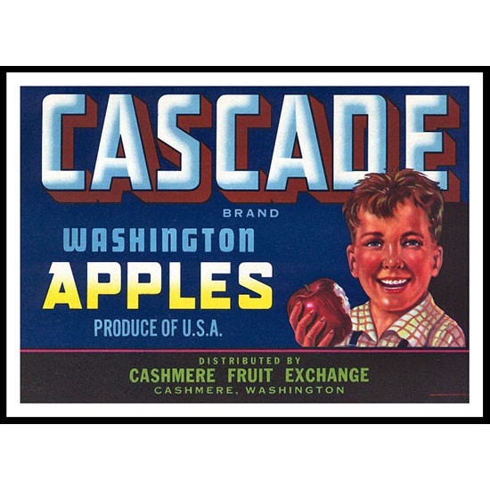 Cascade, A New Print Of a Vintage Label