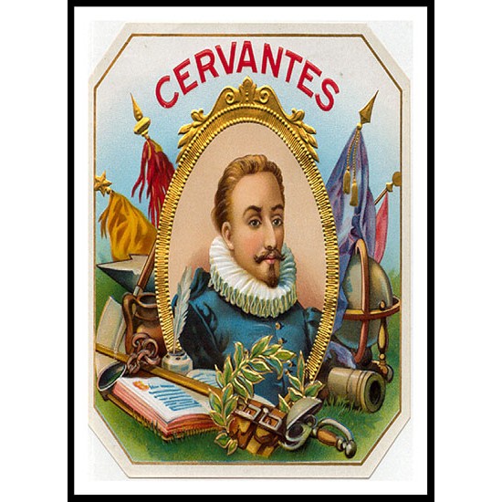 Cervantes, A New Print Of a Vintage Label