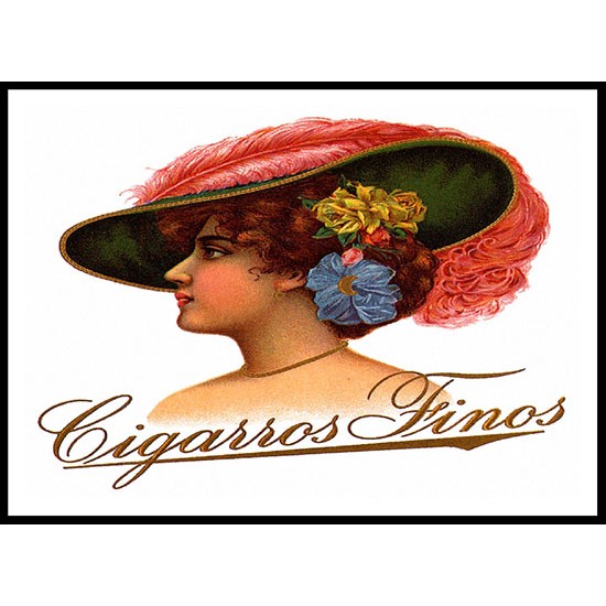 Cigarros, A New Print Of a Vintage Label