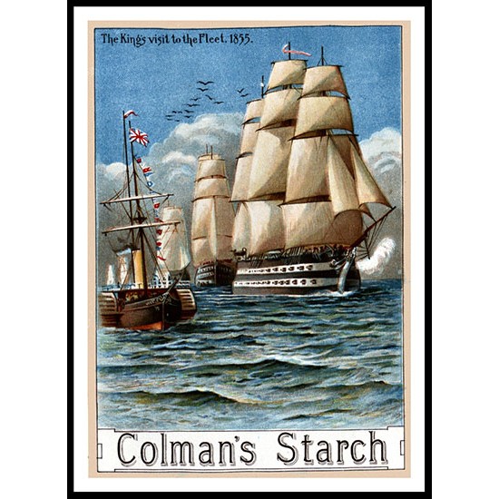 Colmans Starch 01, A New Print Of a Vintage Label