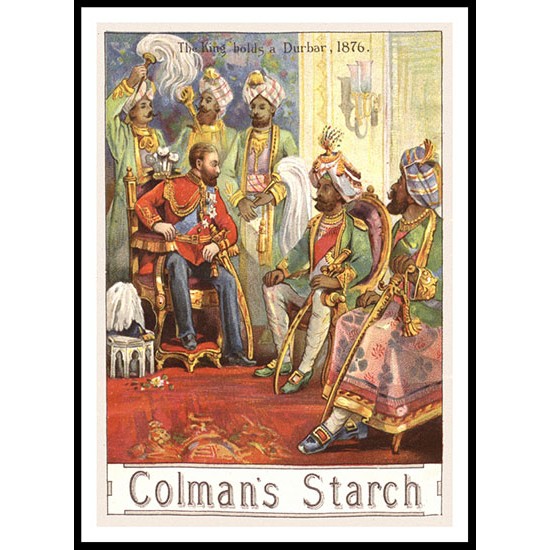 Colmans Starch 03, A New Print Of a Vintage Label