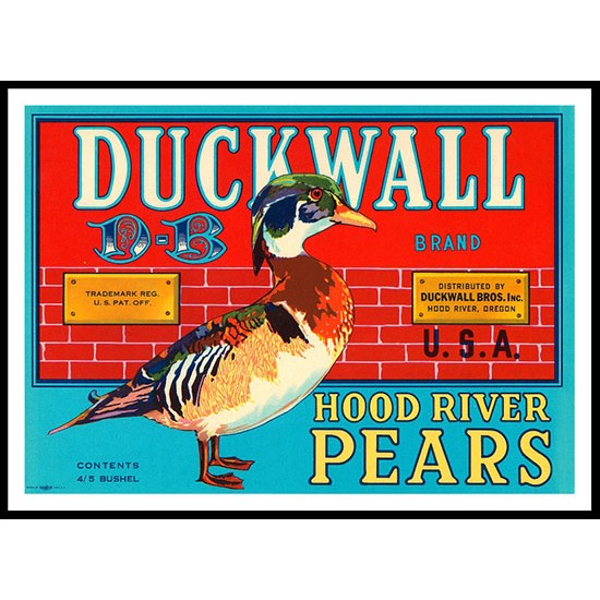 Duckwall, A New Print Of a Vintage Label