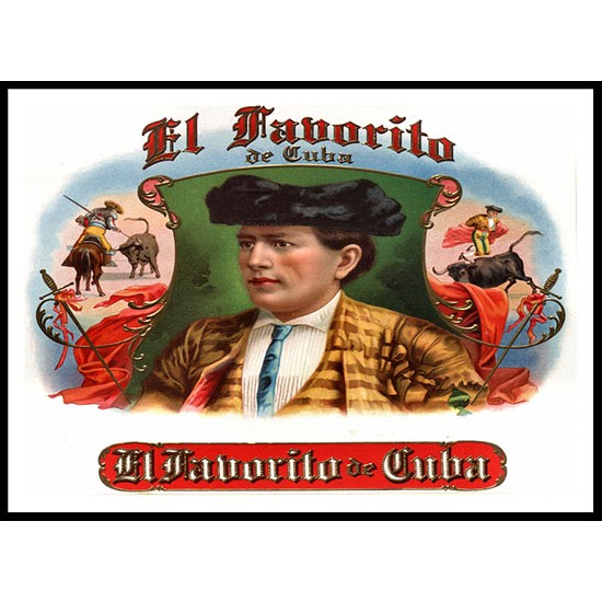 El Favorita, A New Print Of a Vintage Label El Favorita, A New Print Of a Vintage Label