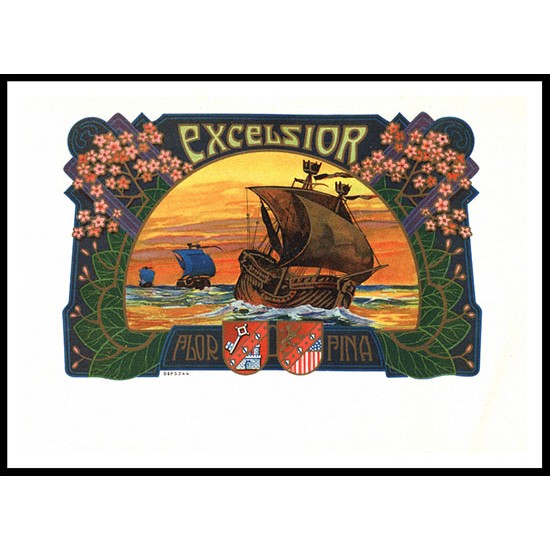 Excelsior, A New Print Of a Vintage Label Excelsior, A New Print Of a Vintage Label