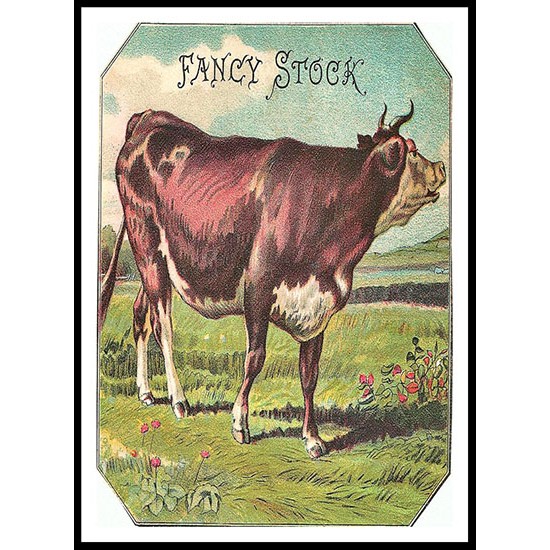 Fancy Stock, A New Print Of a Vintage Label