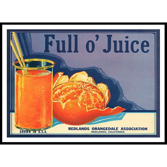 Fullo Juice, A New Print Of a Vintage Label