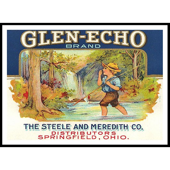 Glen Echo, A New Print Of a Vintage Label