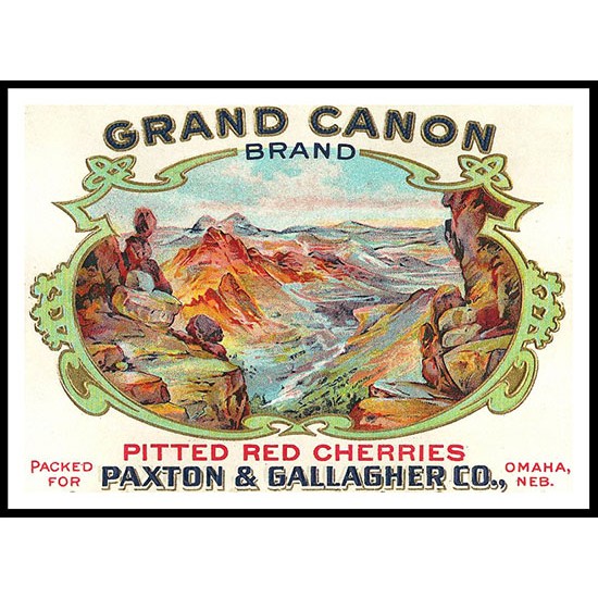 Grand Canon, A New Print Of a Vintage Label