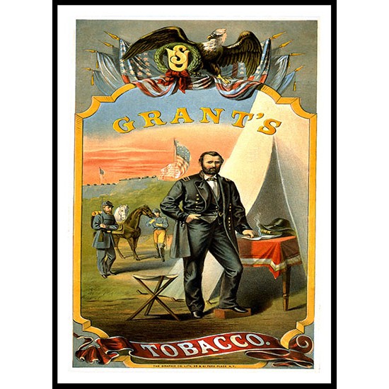 Grants Tobacco 1874, A New Print Of a Vintage Label