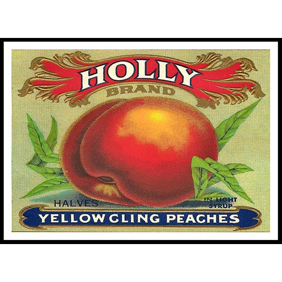 Holly, A New Print Of a Vintage Label