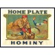 Home Plate, A New Print Of a Vintage Label