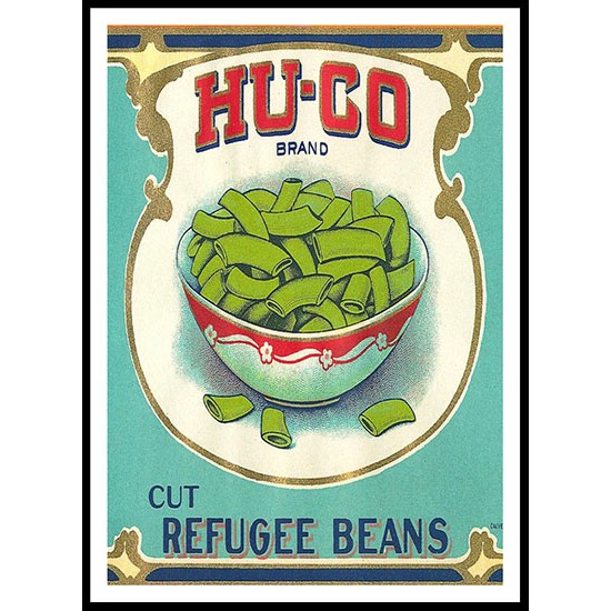 Hu Co, A New Print Of a Vintage Label