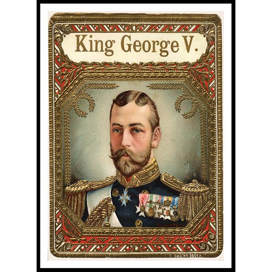 King George V, A New Print Of a Vintage Label King George V, A New Print Of a Vintage Label